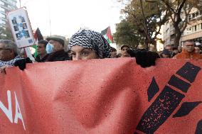 Demonstration Supporting Palestine