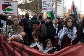 Demonstration Supporting Palestine