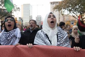 Demonstration Supporting Palestine