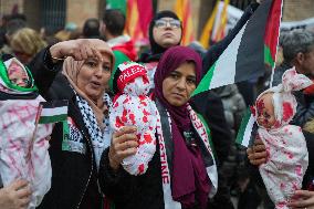 Pro-Palestine Protests Across Spain