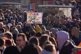 Protest Against AFD (Alternative For Germany) In Dortmund