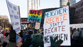 Protest Against AFD (Alternative For Germany) In Dortmund