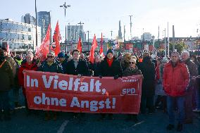 Protest Against AFD (Alternative For Germany) In Dortmund