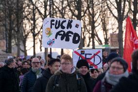 Protest Against AFD (Alternative For Germany) In Dortmund