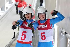 (SP)SOUTH KOREA-PYEONGCHANG-WINTER YOUTH OLYMPIC GAMES-LUGE-WOMEN'S DOUBLES