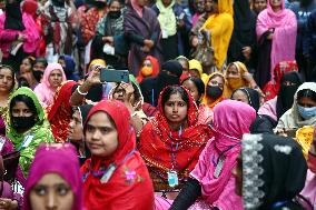 Garments Workers Protest In Dhaka - Bangladesh