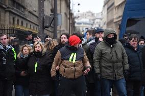 Fabien Roussel at the protest against the immigration law - Paris