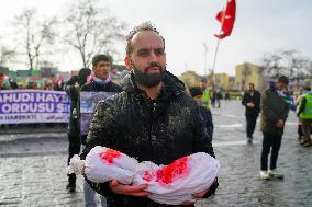 Pro-Palestinian Demonstration - Istanbul