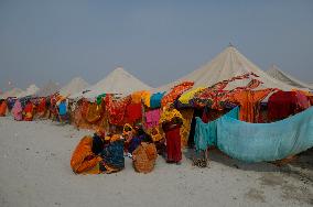 Devotees Prepare For India's Ayodhya Temple Opening