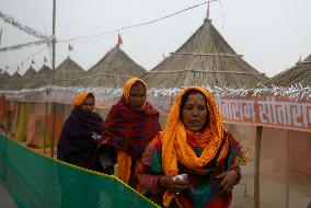 Devotees Prepare For India's Ayodhya Temple Opening