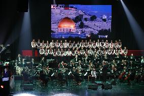 Major Solidarity Concert For Palestinians In Algeria