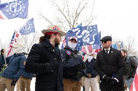 Patriot Front Rallies At 2024 March For Life In Washington DC