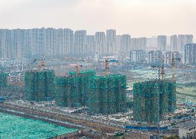 A Real Estate Project Under Construction in Huai 'an