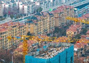 A Real Estate Project Under Construction in Huai 'an