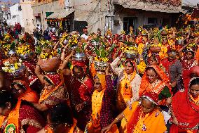 Hindu Procession In Ajmer - India