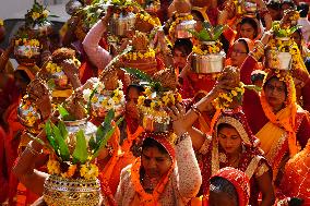 Hindu Procession In Ajmer - India