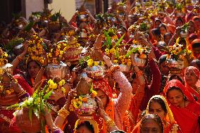Hindu Procession In Ajmer - India