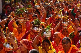 Hindu Procession In Ajmer - India