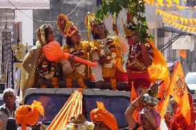 Hindu Procession In Ajmer - India