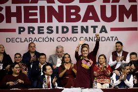 Claudia Sheinbaum Receives Certificate As Mexico's Presidential Candidate