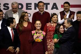 Claudia Sheinbaum Receives Certificate As Mexico's Presidential Candidate