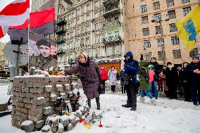 March in memory of first perished Heavenly Hundred Heroes in Kyiv