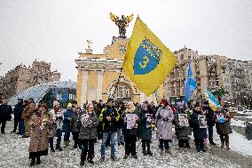 March in memory of first perished Heavenly Hundred Heroes in Kyiv