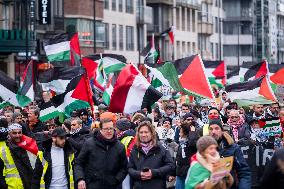 Pro-Palestine Rally - Brussels