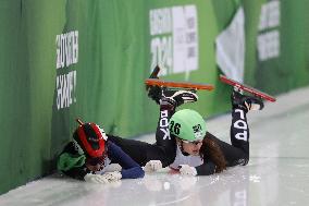 (SP)SOUTH KOREA-GANGNEUNG-WINTER YOUTH OLYMPIC GAMES-SHORT TRACK SPEED SKATING-WOMEN'S 500M