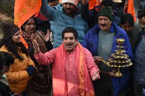 Prayers And Celebrations In Kashmir On The Inauguration Of Ram Mandir In Ayodhya