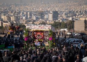 Funeral For Killed IRGC Quds Force Military Personnel In Tehran