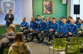 Presentation of football team for veterans with amputations in Lviv