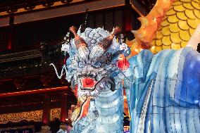 A Folk Lantern Festival at Yu Garden Shopping Aall in Shanghai