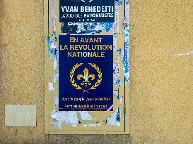 PNF Campaign Posters Of Yvan Benedetti - Brignoles