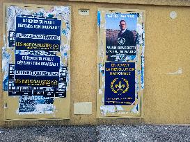 PNF Campaign Posters Of Yvan Benedetti - Brignoles