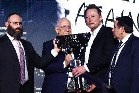 Elon Musk In Poland At Symposium On Fighting Antisemitism