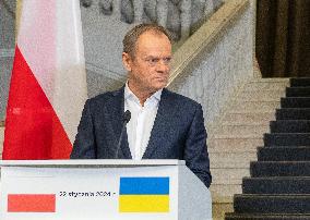 Joint briefing of Prime Ministers of Ukraine and Poland in Kyiv