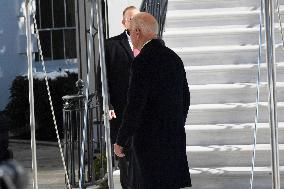 President Biden Hold A White House Arrivals