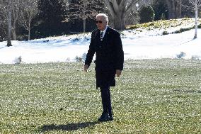 President Biden Hold A White House Arrivals