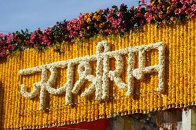 Ram Temple Consecration Ceremony Celebration In India