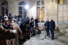 Farmers Unions meet with French Prime Minister - Paris