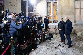 Farmers Unions meet with French Prime Minister - Paris