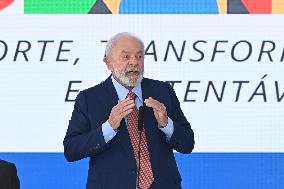 President Of Brazil, Luiz Inácio Lula Da Silva Launch New Industry Brazil