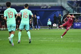 (SP)QATAR-DOHA-FOOTBALL-AFC ASIAN CUP-GROUP A-QATAR VS CHINA