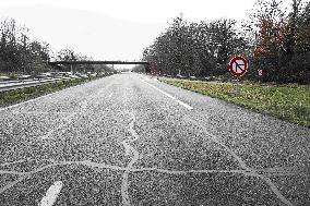 Farmers Block A62 Motorway - South Western France