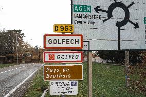 Farmers Block Golfech Nuclear Power Station - South Western France