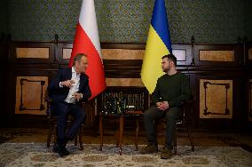 Tusk Meets Zelensky - Kyiv