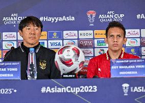 AFC Asian Cup Qatar 2023 Press Conference Indonesia
