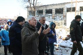 UN High Commissioner for Refugees visits Kharkiv