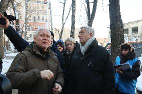 UN High Commissioner for Refugees visits Kharkiv